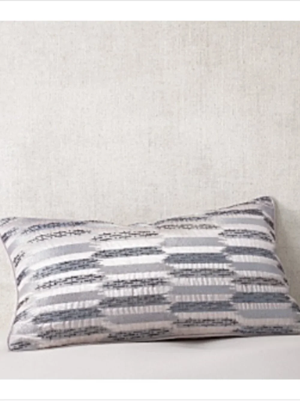 Hudson Park Collection Woven Shibori Decorative Pillow, 12 X 22 - Exclusive